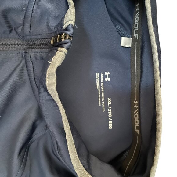 Under Armour Golf Men's Loose Blue Athletic Pullover 2XL Sycamore Creek - Picture 7 of 7